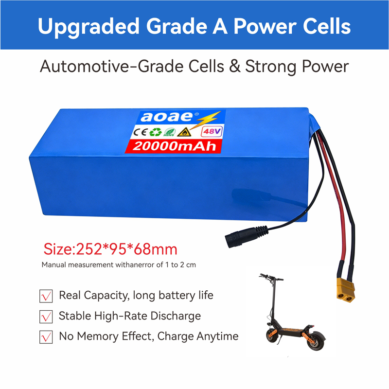 48V Electric Scooter Battery 1 - 60V 30Ah Electric Scooter Battery 评论和价格